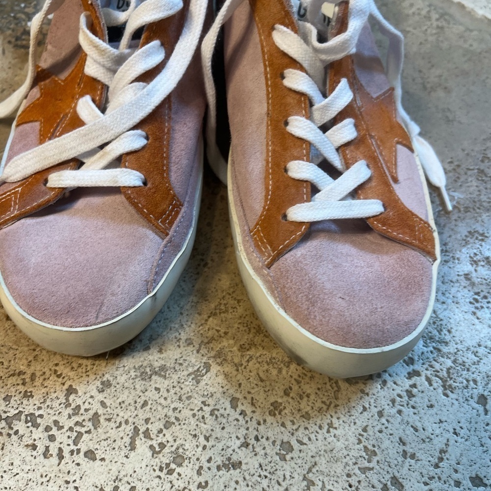 Golden Goose Super Star NWOT size 40 Pink/rust/silver - Picture 6 of 8